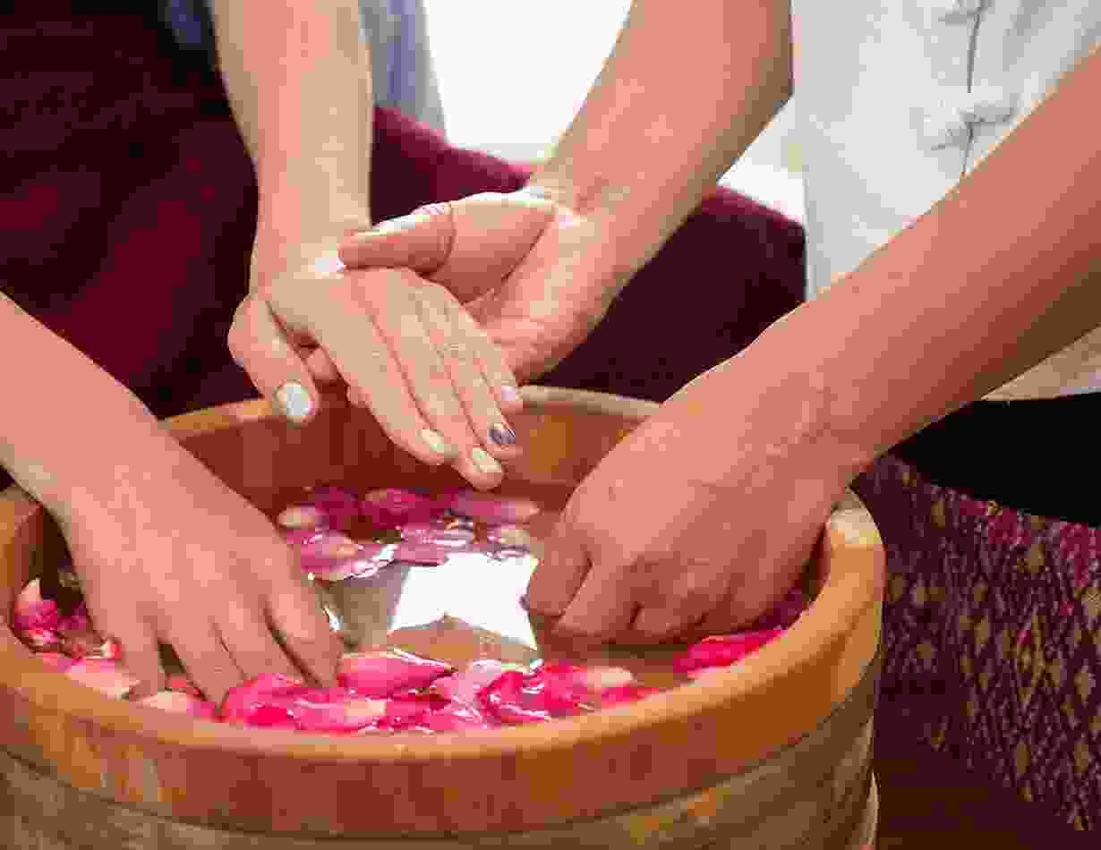 Rose water therapy